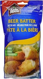 Club House Batter Mix, Beer Batter, 284 g | Easy Prep for Light, Crispy Batter on Fish, Shrimp, and Fried Seafood