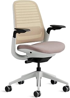 Steelcase Ergonomic Office Chair: Series 1, Lumbar Support, Lentil