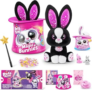 Pets Alive Magic Bunny Surprise Series 1 Robotic Bunny Black Bunny