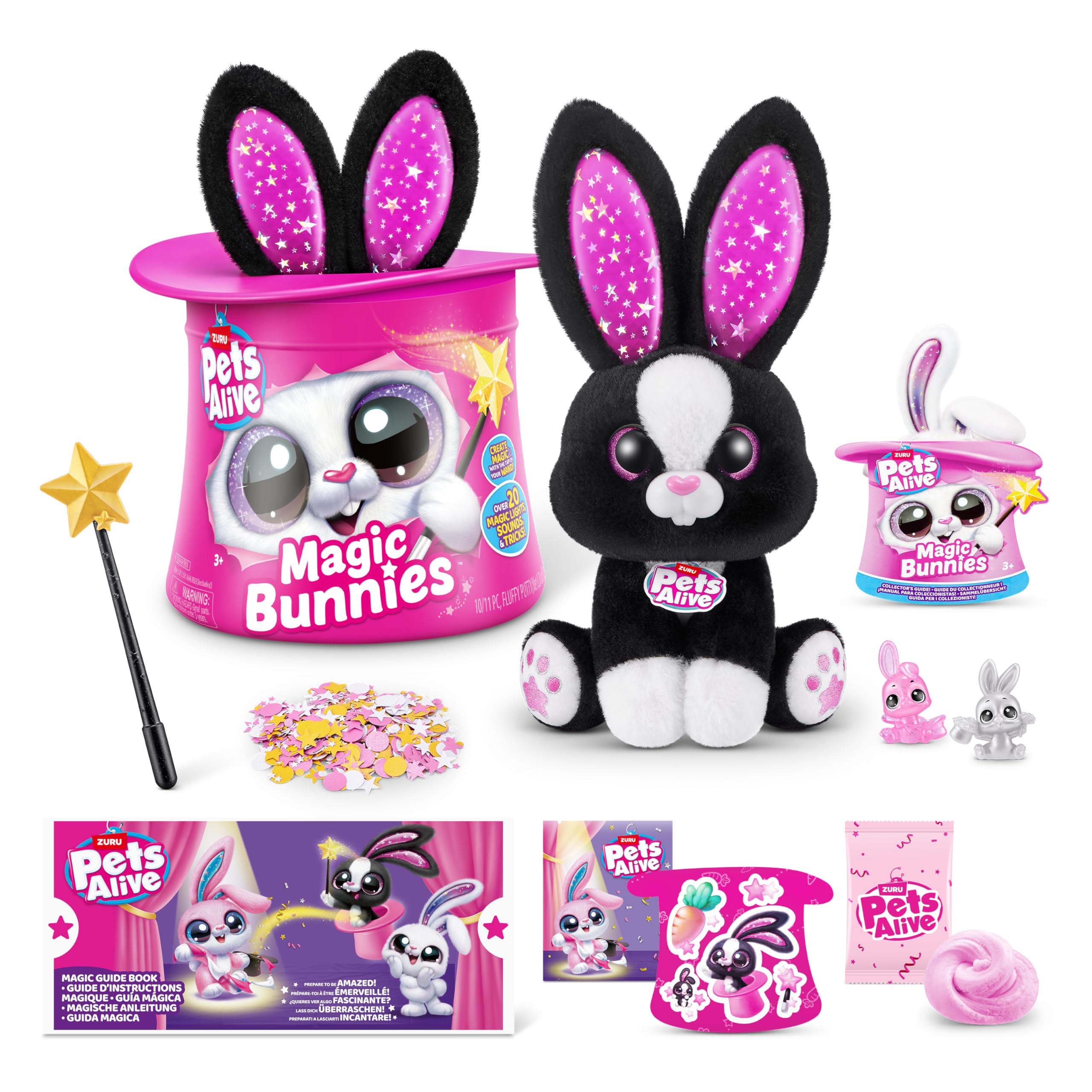 Pets Alive Magic Bunny Surprise Series 1 Robotic Bunny Black Bunny