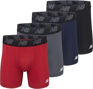New Balance Premium 6 Inch with Fly 3 Pack Men's Boxer Shorts (Pack of 1)