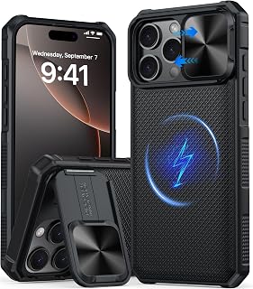for iPhone 16 Pro Max Case with Slide Camera Cover, Fit for Magsafe