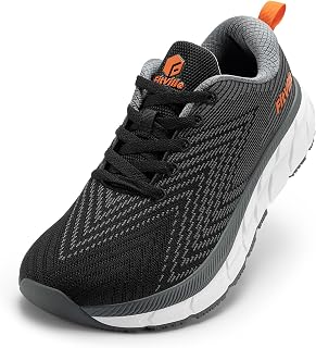 FitVille Men's Running Shoes, Wide 2E 4E Sneakers, Cushioned, Athletic Shoes, Gym Shoes, Slip-On, Ultra Lightweight, Breathable, Walking, Anti-Slip
