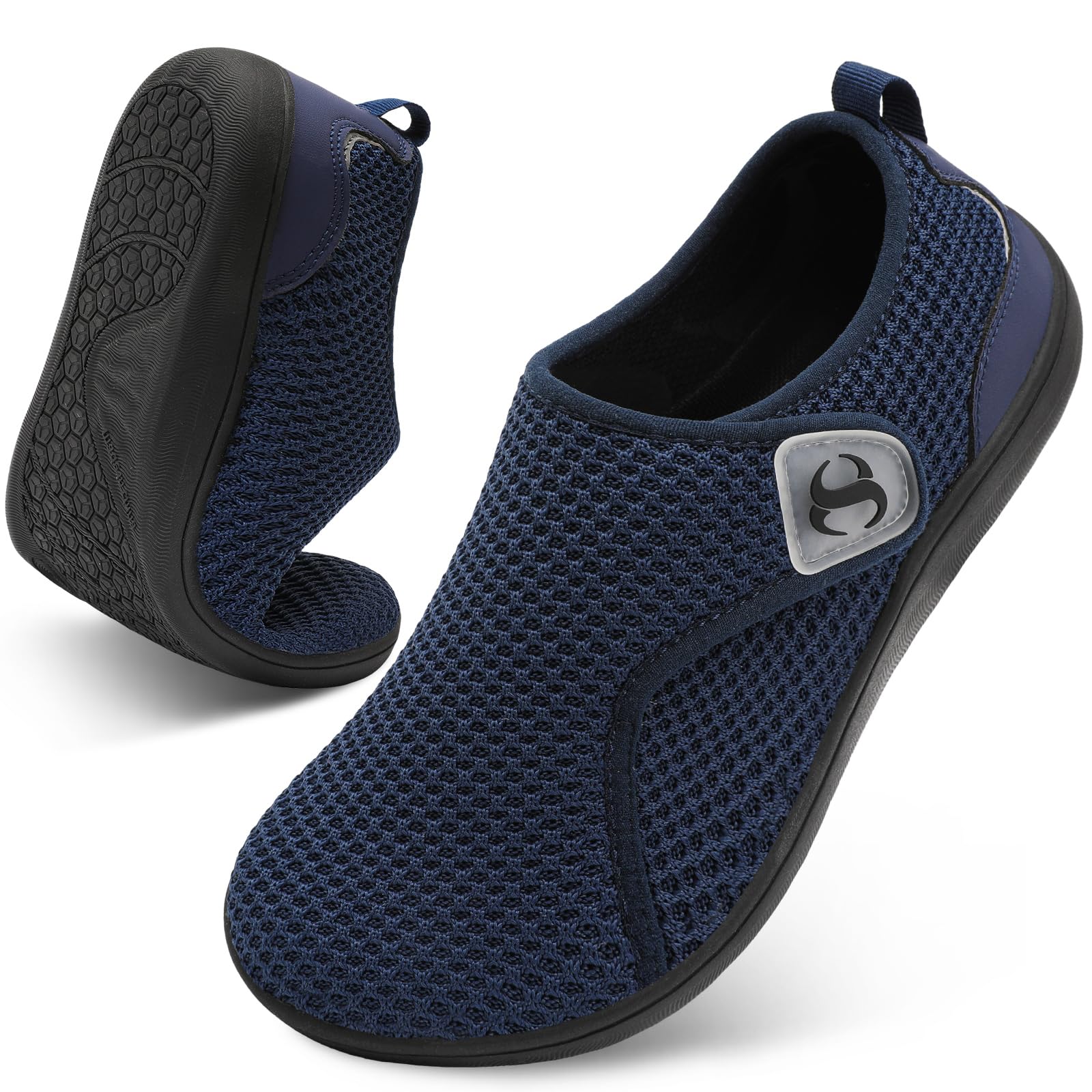 JOINFREE Womens Barefoot Walking Shoes Wide Fit Easy Slip-On Casual Trainer | Wi