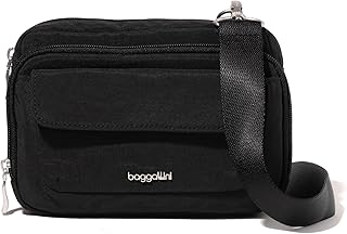 Baggallini womens Modern Double Zip CrossbodyModern Double Zip Crossbody