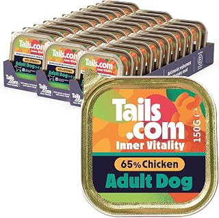 Tails.com • Wet Dog Food • 33x150g Chicken • Adult • Hypoallergenic