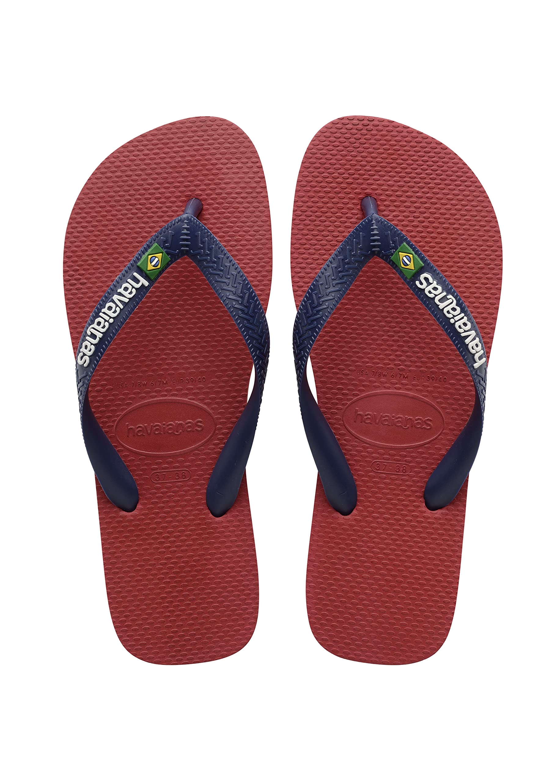 Havaianas - Brasil, Classic Flip Flops, Comfortable and Durable, 1998 World Cup 