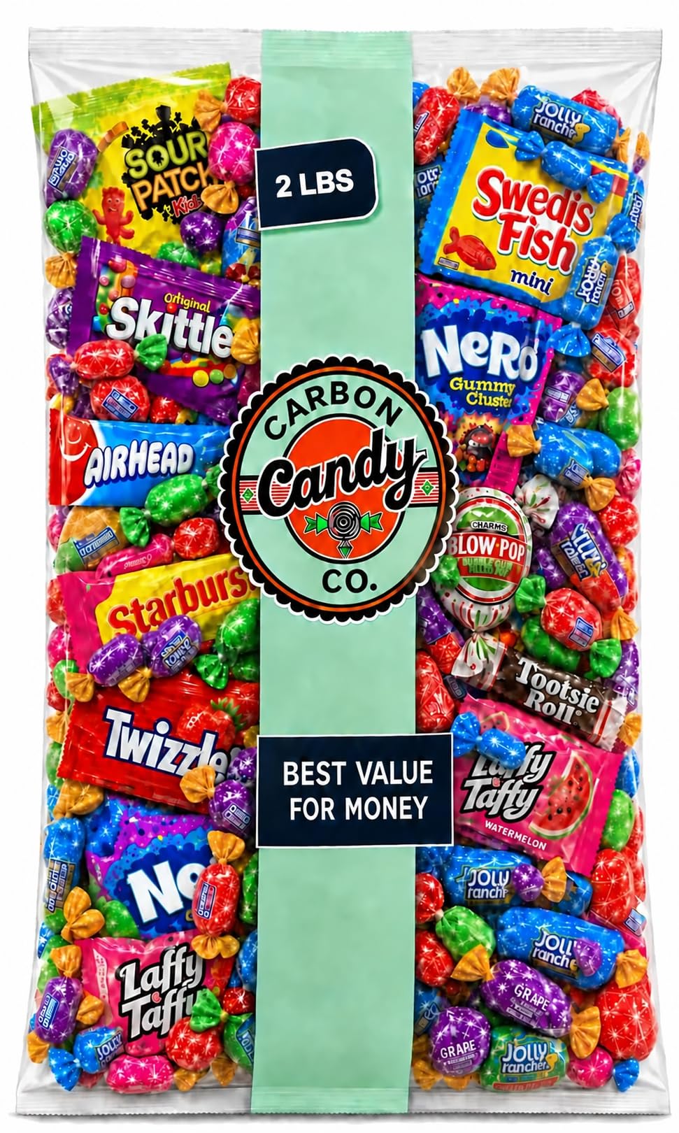 Pinata Candy Variety Pack - 2 Lb Assorted Mix, Halloween Candies for Kids | Bulk