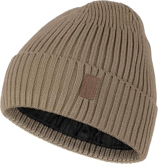 Wmcaps Knit Beanie - Thermal Winter Hat with Fleece Lining, Gift for Men