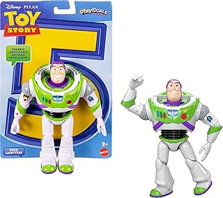 ​Mattel Disney and Pixar Toy Story 5 Buzz Lightyear Action Figure | 7-inch Playscale, 1 Key Character, 8+ Posable Joints, Movie-Accurate Design