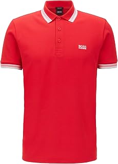 BOSS Men's Paddy AP Heritage Polo Paddy Active Contrasting Stripes