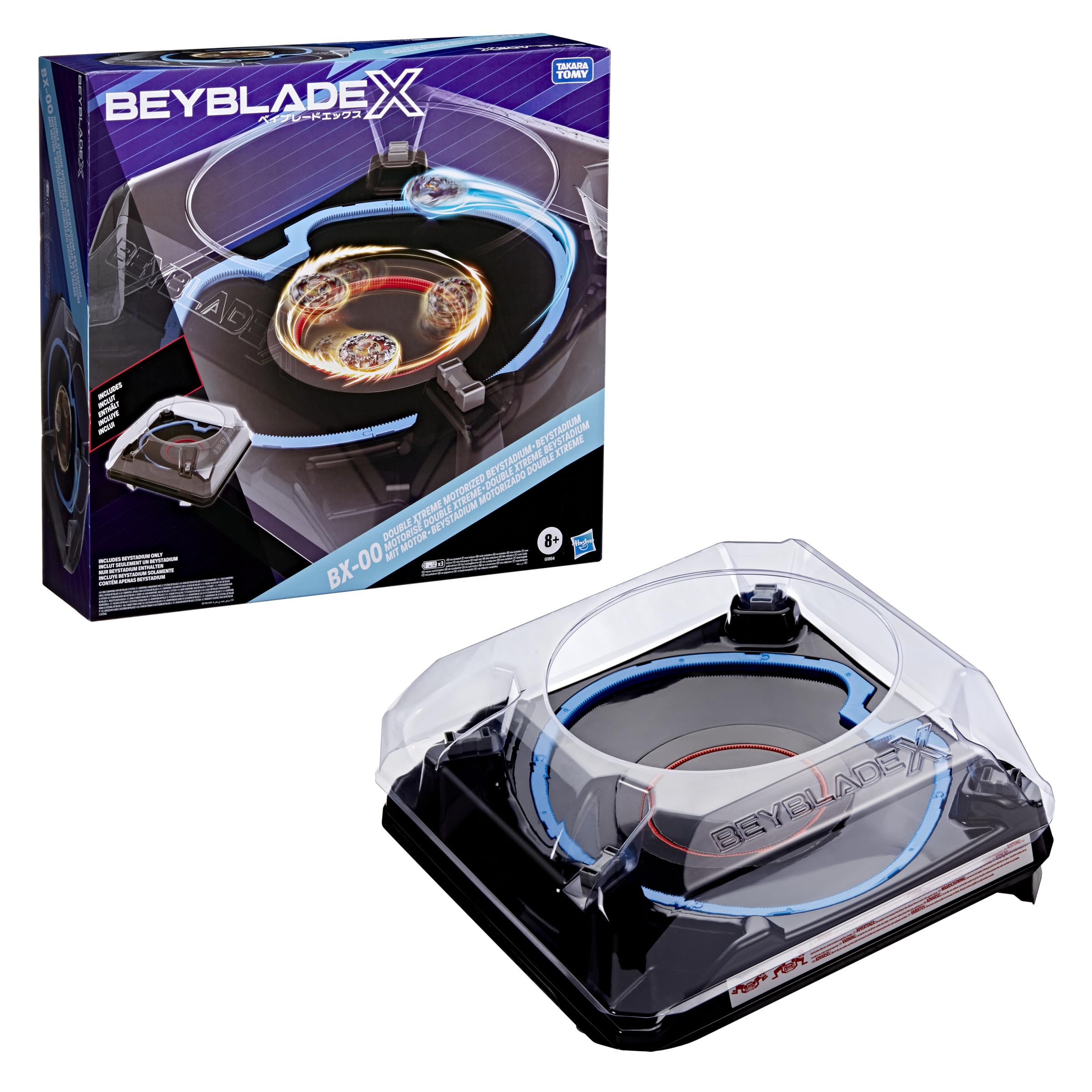Beyblade X BX-00 Double Xtreme Motorized Beystadium Battle Arena for Beyblade Sp