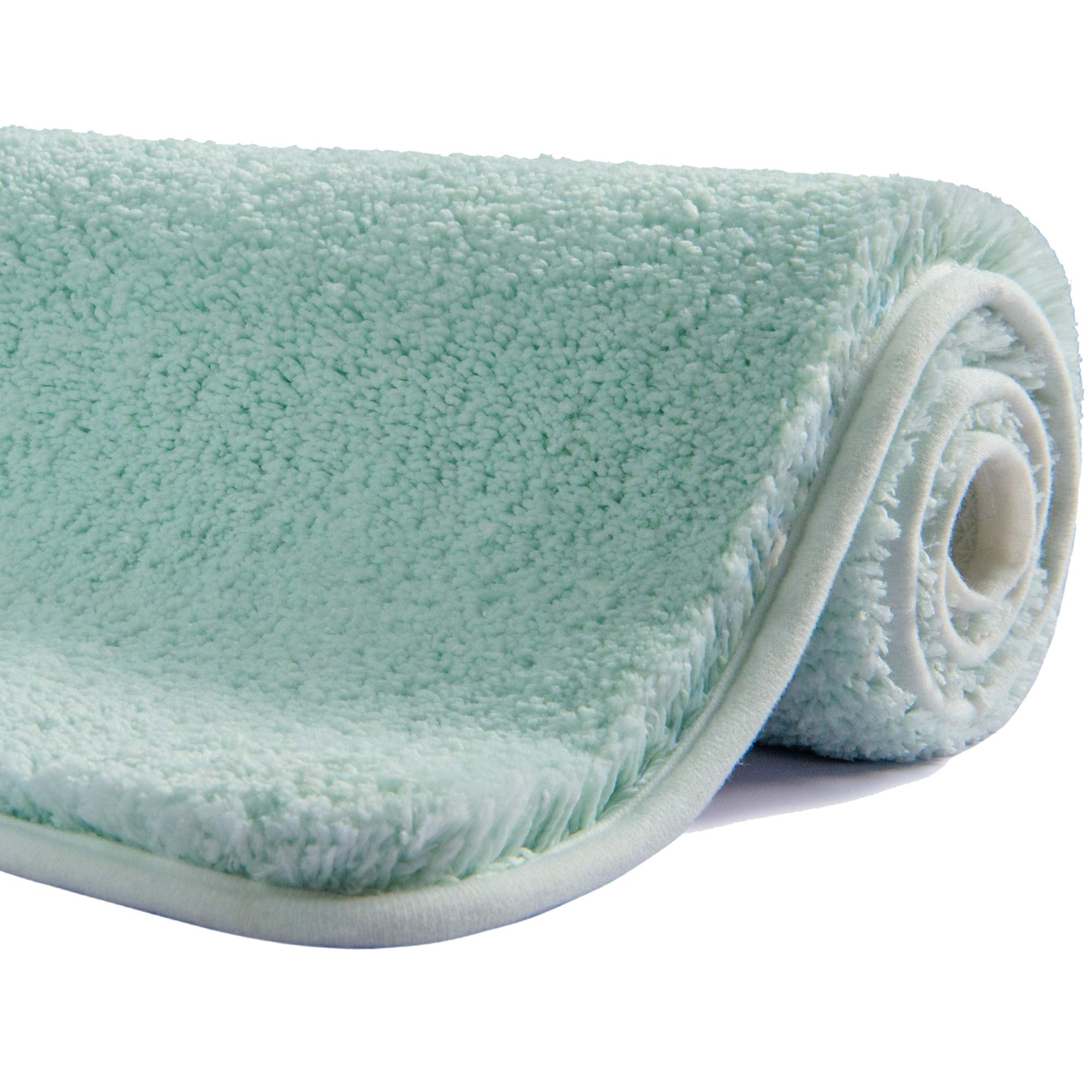 100cm x 60cm Non Slip Bath Mat Machine Washable Durable Soft Fluffy Microfiber B