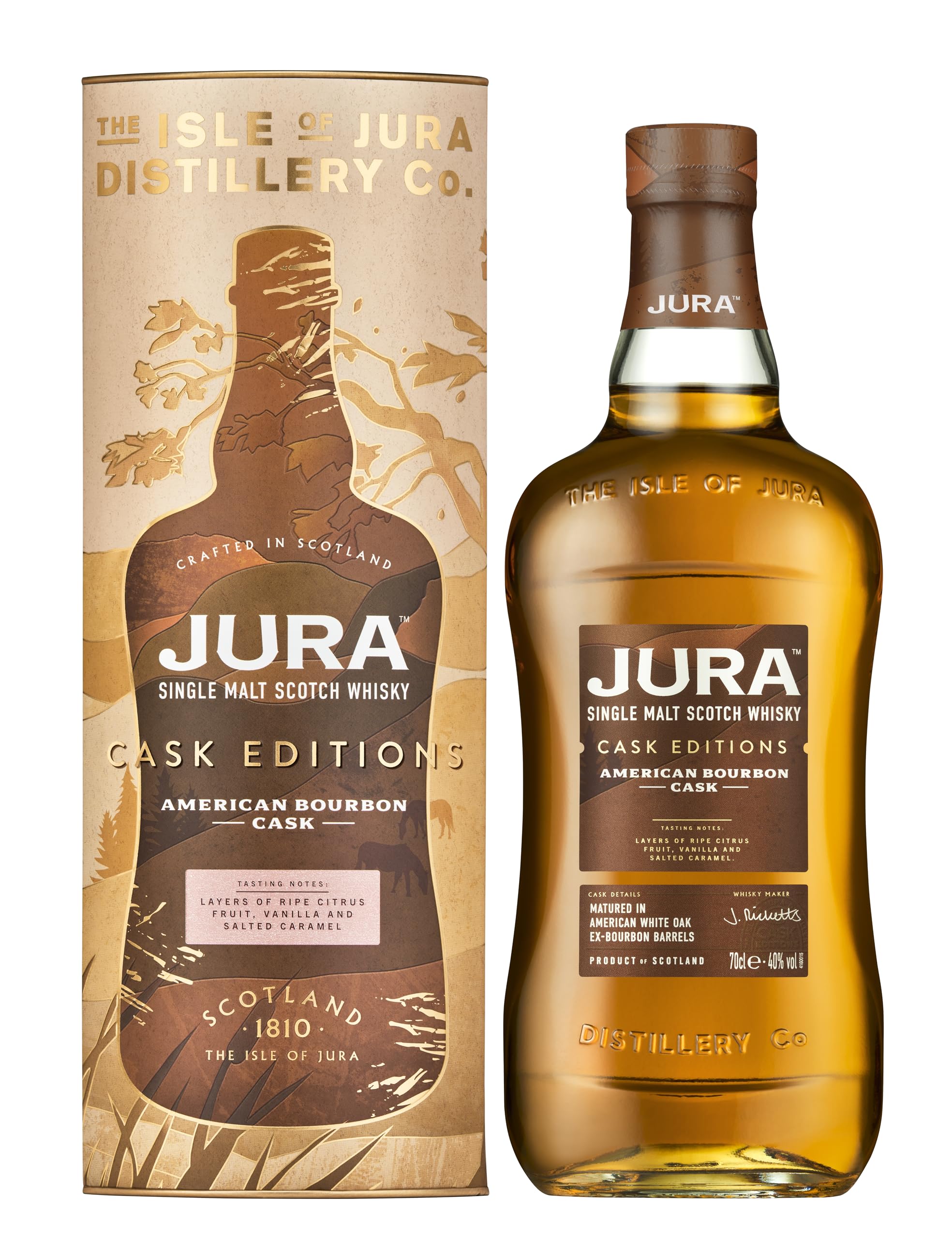 Jura American Bourbon Cask Single Malt Scotch Whisky 70cl
