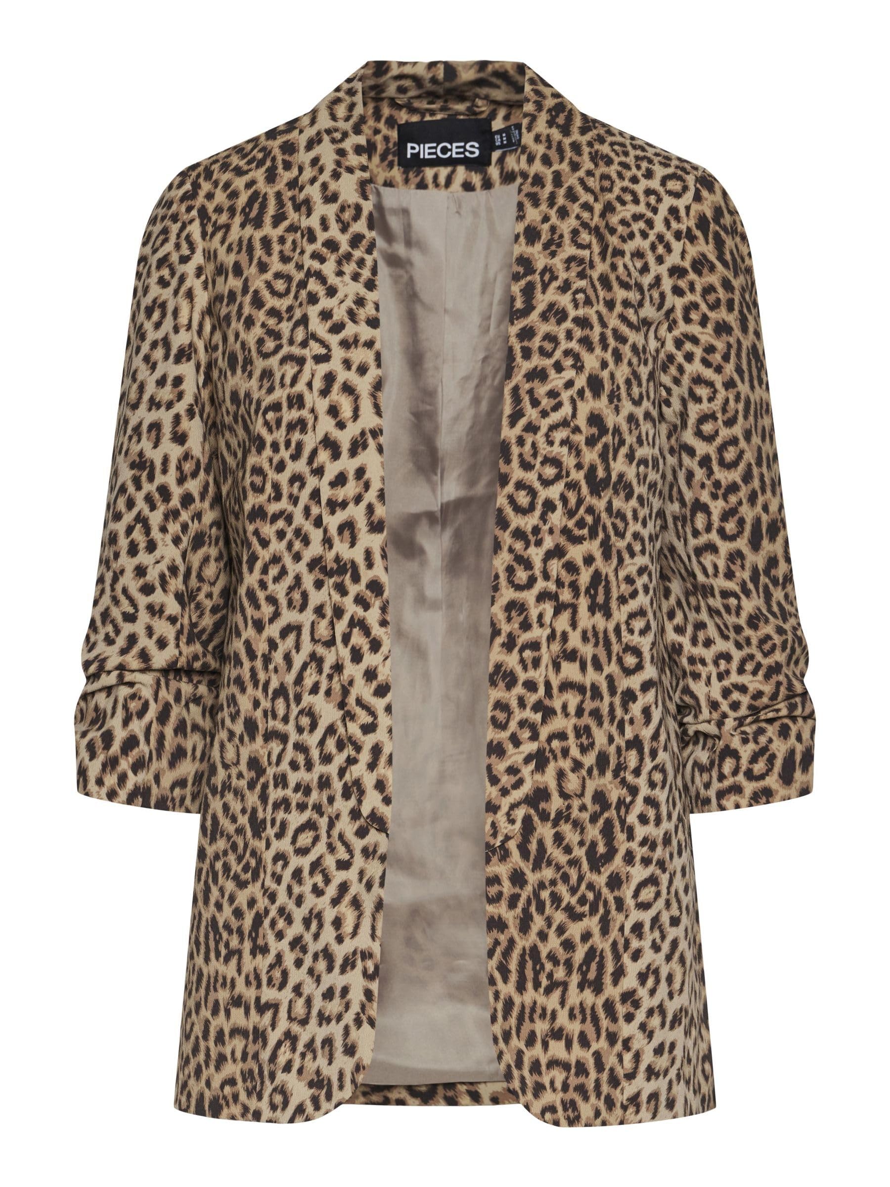 Pieces Womens Pcbosella 3/4 Printed Blazer Noos