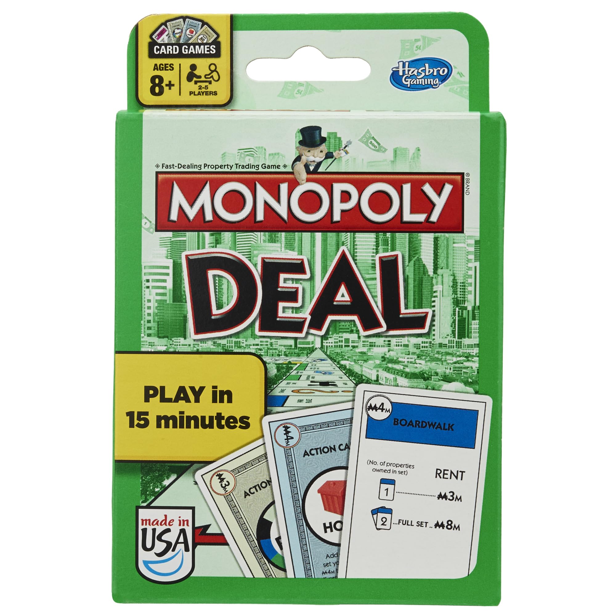 Monopoly Deal Card Game | Quick-Playing Card Game | Fun Games for Families and K