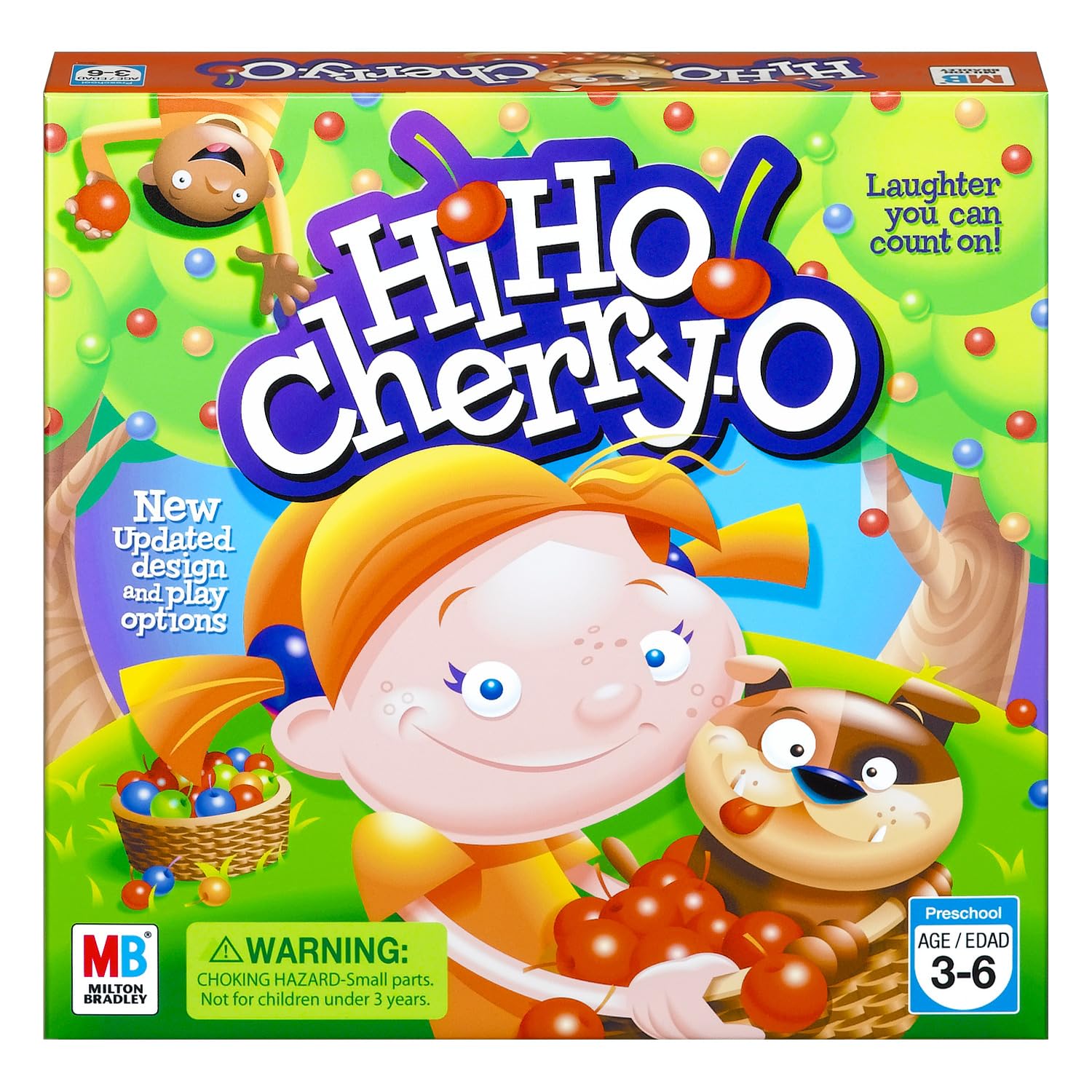 Hasbro Gaming Hi Ho Cherry-O Board Game for 2 to 4 Players Kids Ages 3 and Up (A