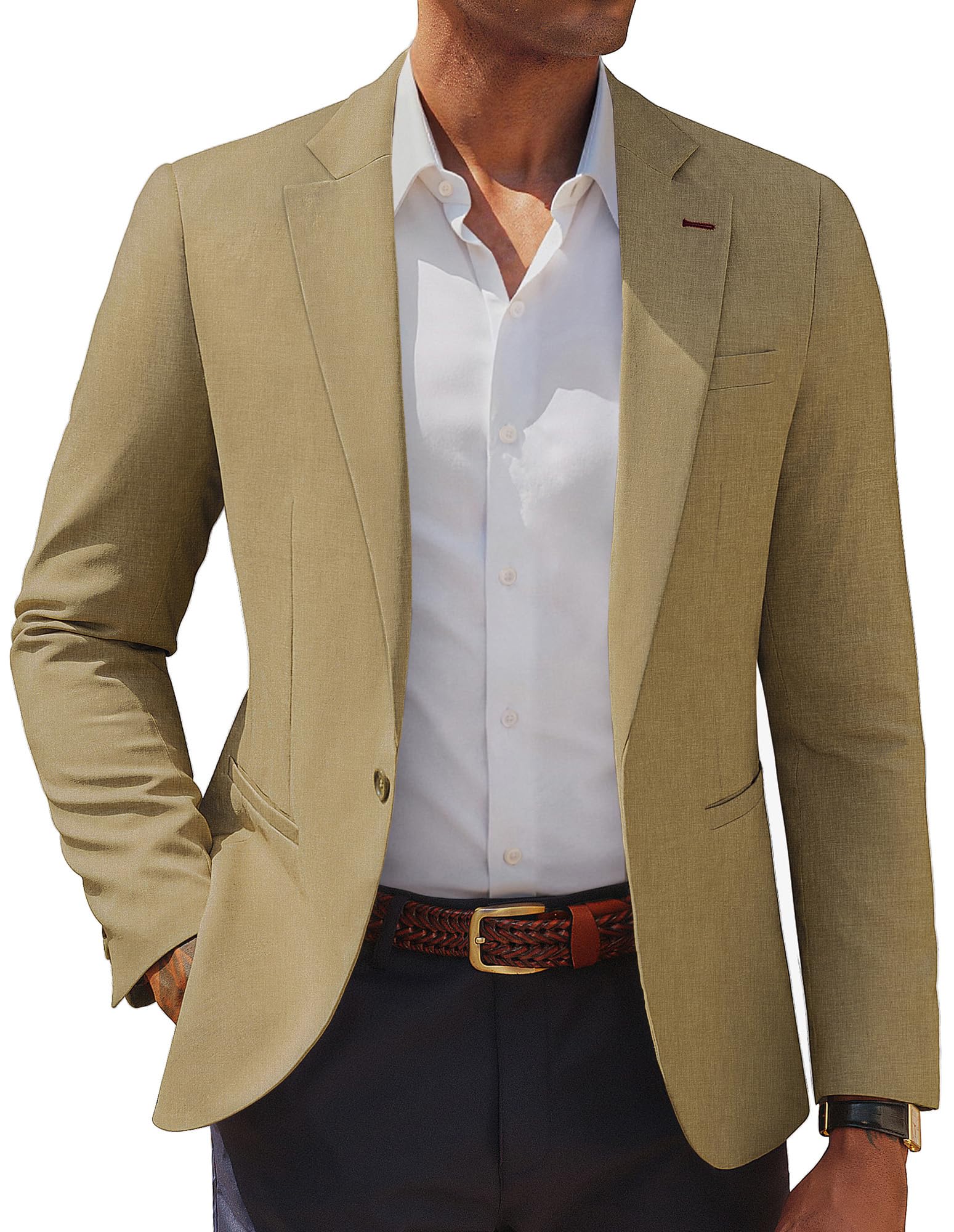PJ PAUL JONES Men's Casual Blazer Lightweight Sport Coats Slim Suit Jacket