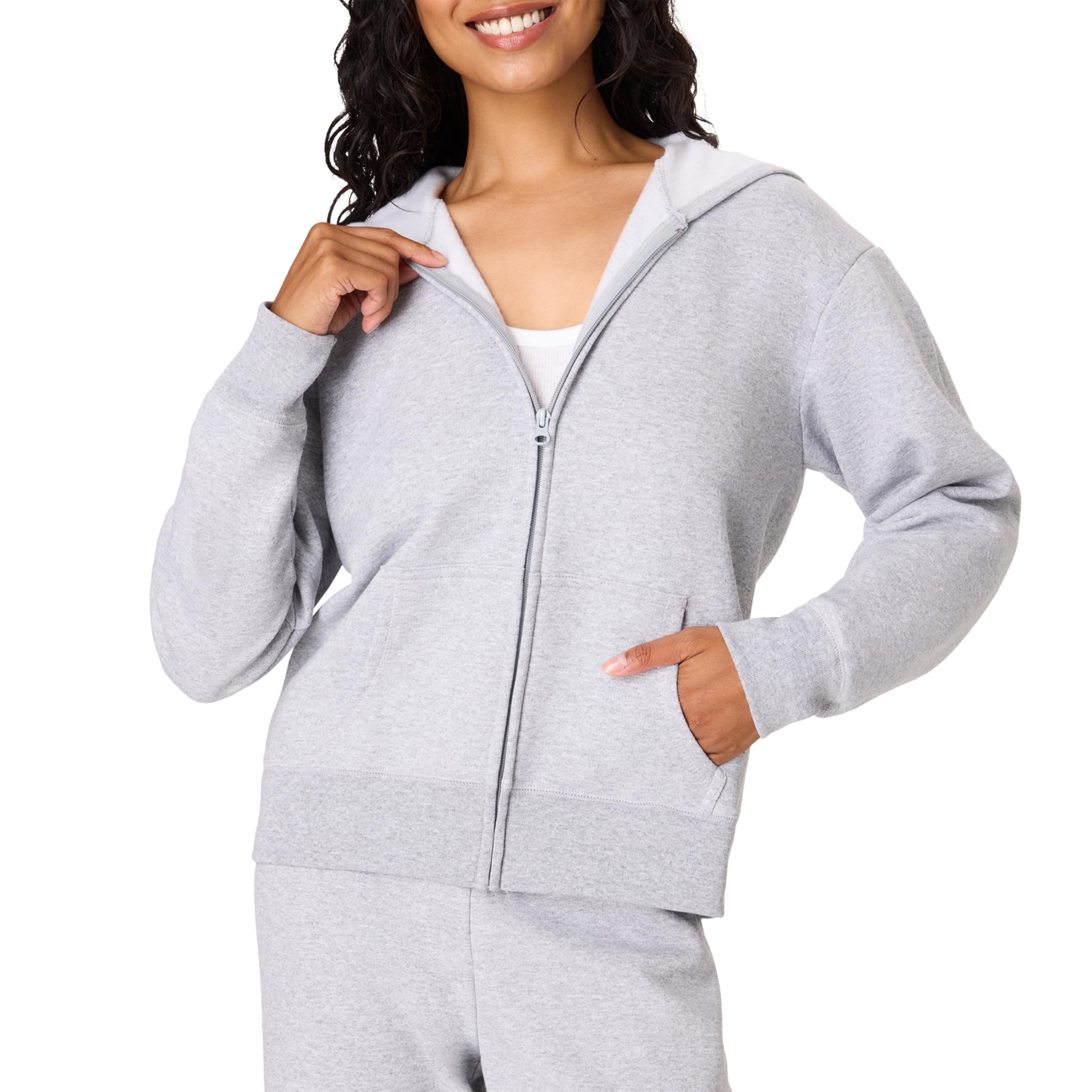 Hanes ECOSMART Women's Zip Up Fleece Jacket