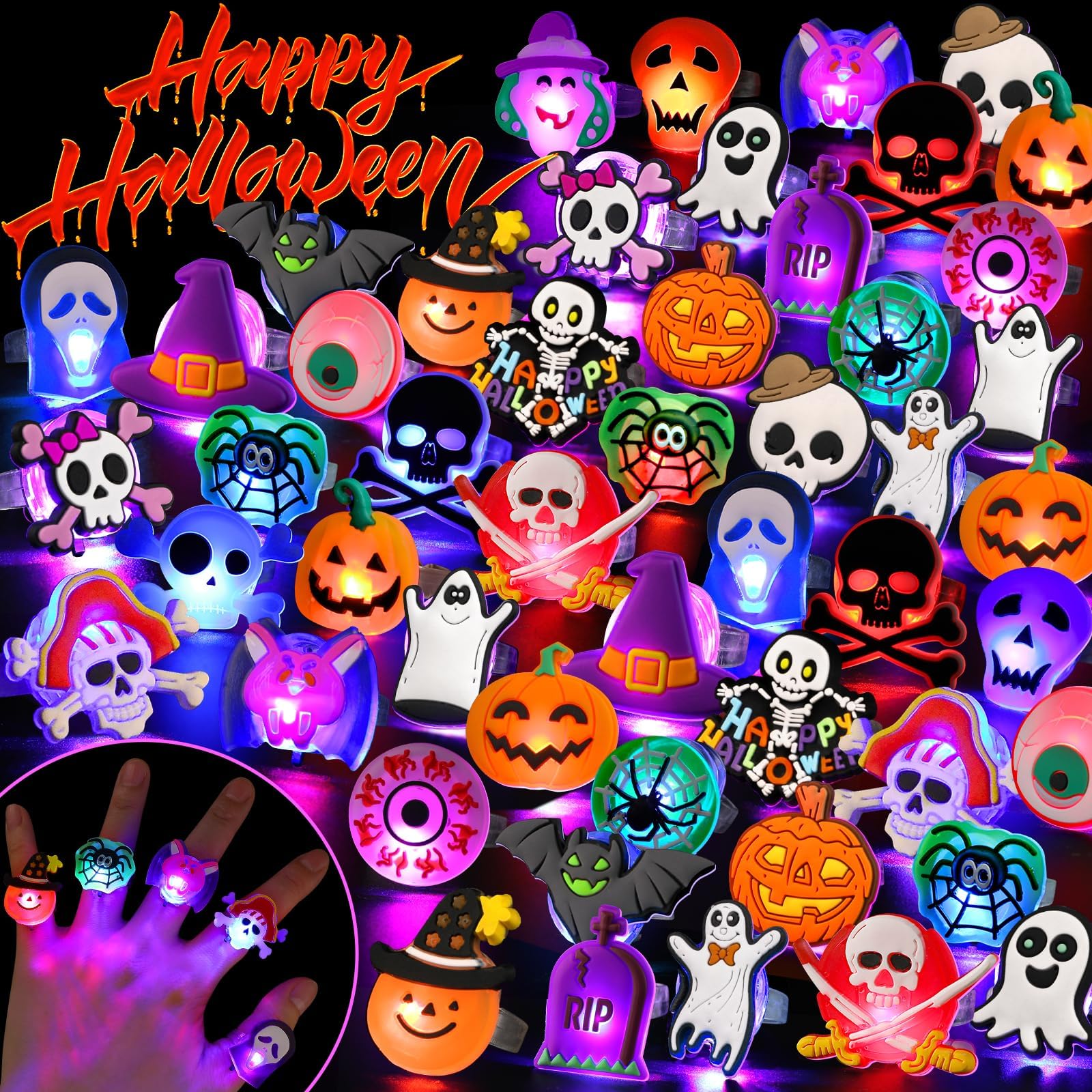 Halloween Party Favors 50Pcs Trick or Treats Halloween Toys for Kids | Halloween