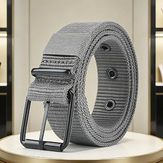 1 x Tactical Belt for Men, Tactical Belt Multi Hole Adjustable Canvas Belt for Men and Women Outdoor Training Gifts for Friends