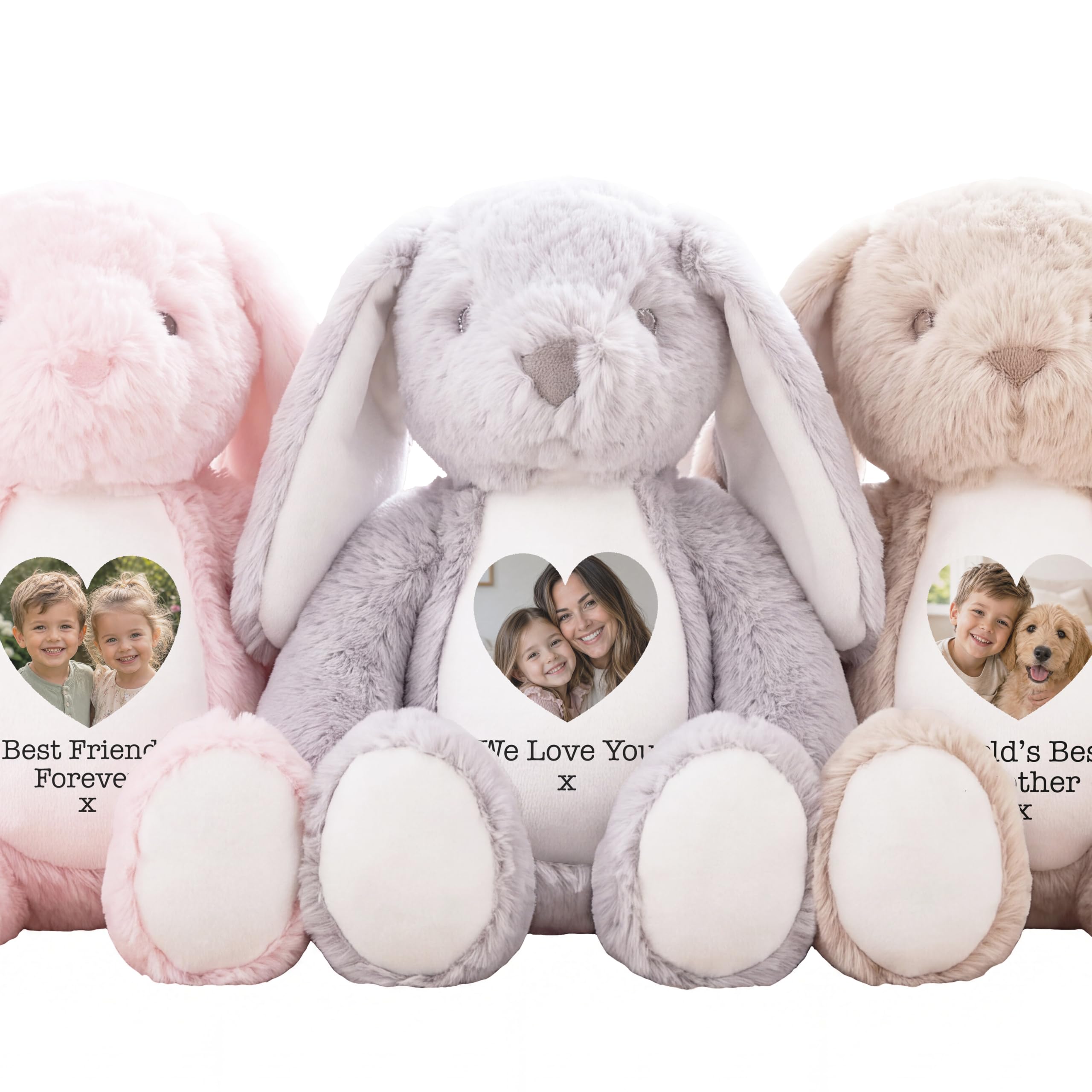 Personalised Teddy | Personalised Photo Teddy | Personalised Picture Bunny | Per