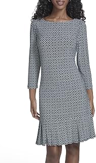 Tommy Hilfiger Women's Ruffle Hem Jersey Shift Mini Dress