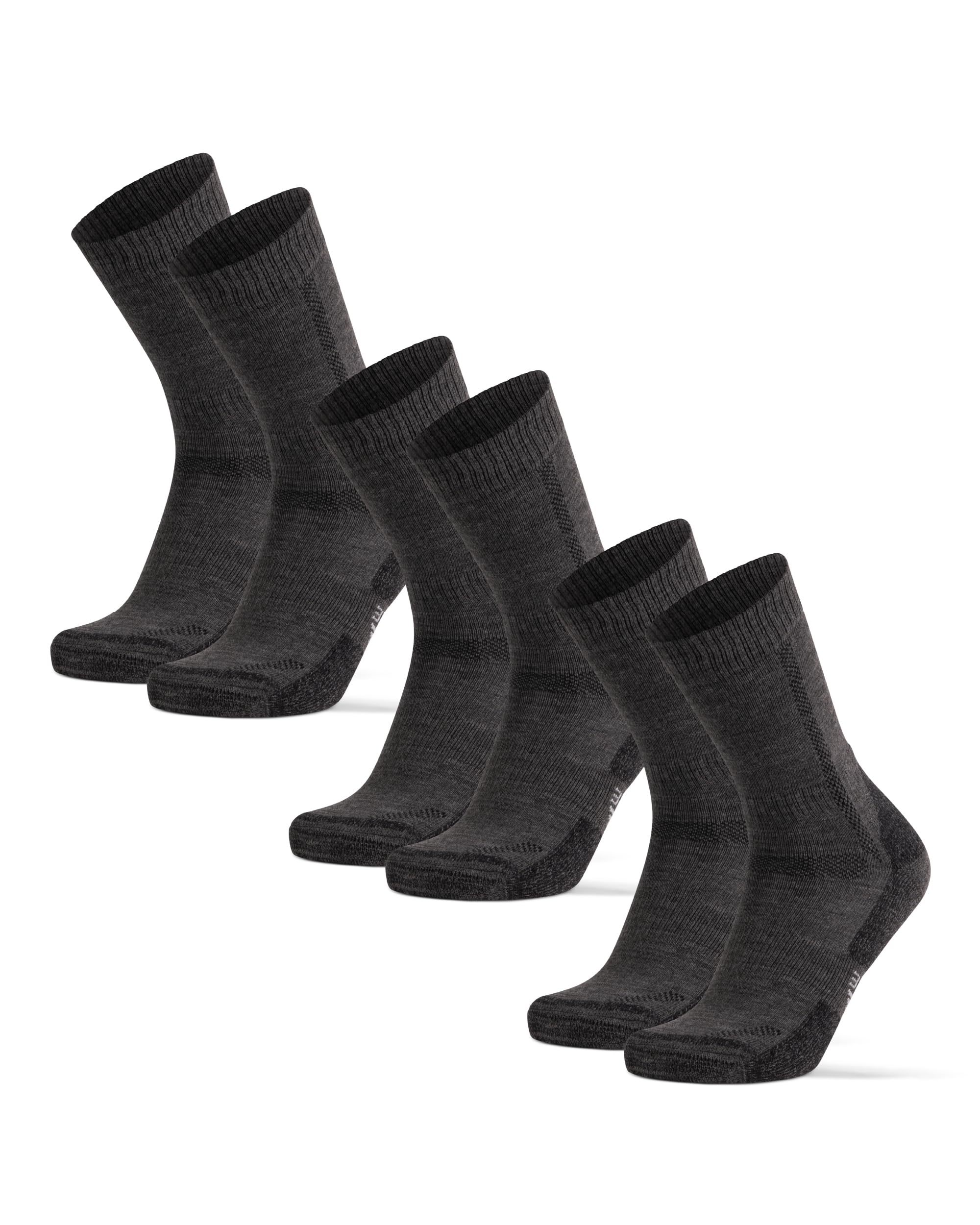 DANISH ENDURANCE Hiking Socks, Climbing Socks, Merino Wool, Thick Cushion