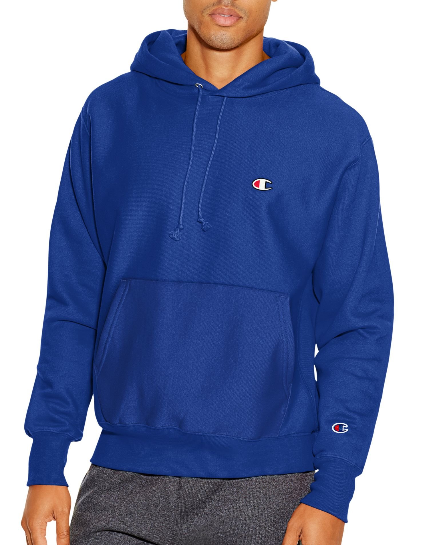 Champion Men's Reverse Weave Pullover Left Chest C Legacy Style, surf the web, S