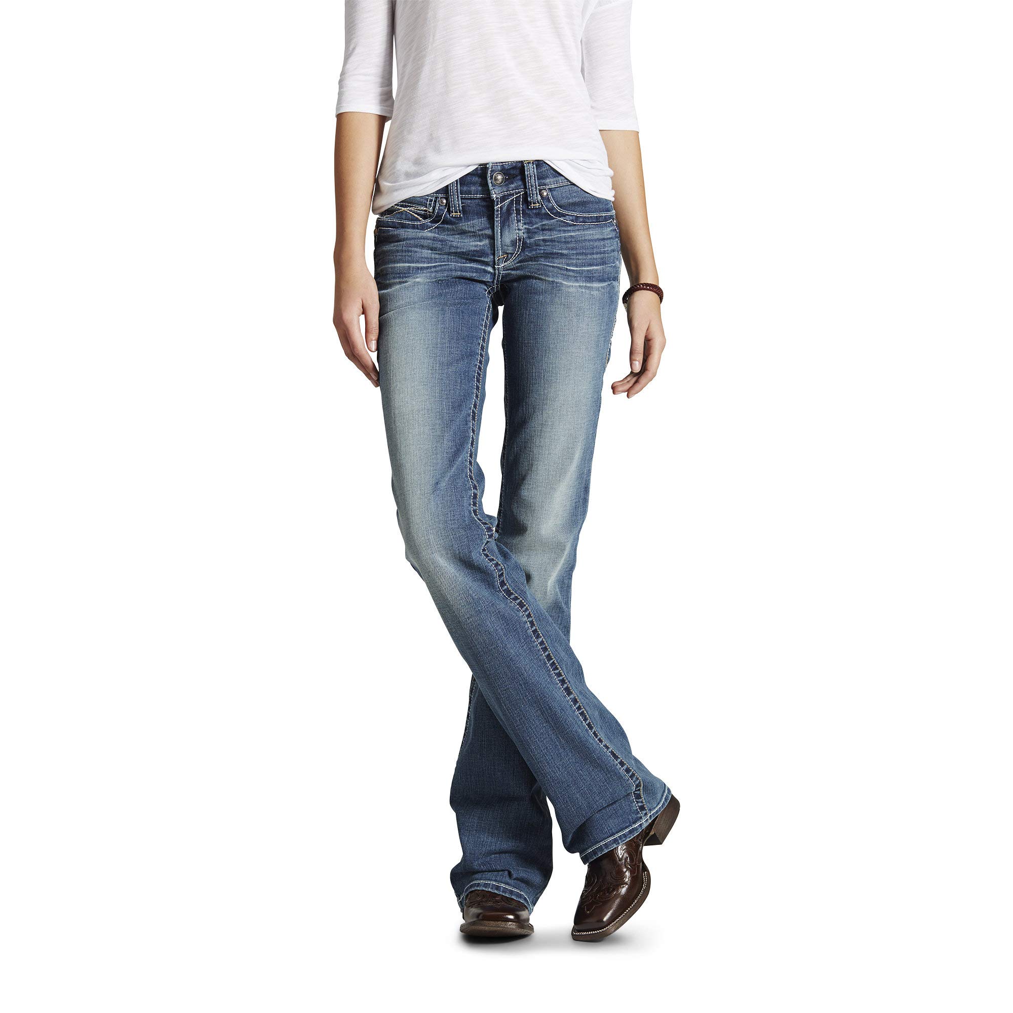 ARIAT R.e.a.l. Women's Mid Rise Bootcut Jean