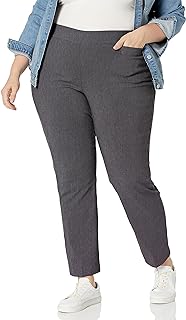 Briggs New York Plus Size Super Stretch Millenium Pocket Pull-On Pant - Women's Pants