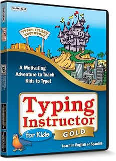 Individual Software Typing Instructor for Kids Gold - Typing Training for Kids to Learn to Type or Improve their Typing Skills - Teaches Keyboard Basics Following One of 10+ Skill & Age-Appropriate Typing Plans – CD/PC