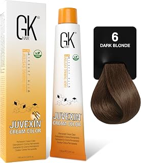 GK Hair Hair Colour Cream 100 ml - Nourishing Semi-Permanent Hair Colour for Styling, Natural and Intense Tones, Ideal for Highlights, Reflections and Uniform Results with