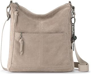 The Sak Lucia Leather Crossbody Purse, Zipper Closure with Adjustable Strap