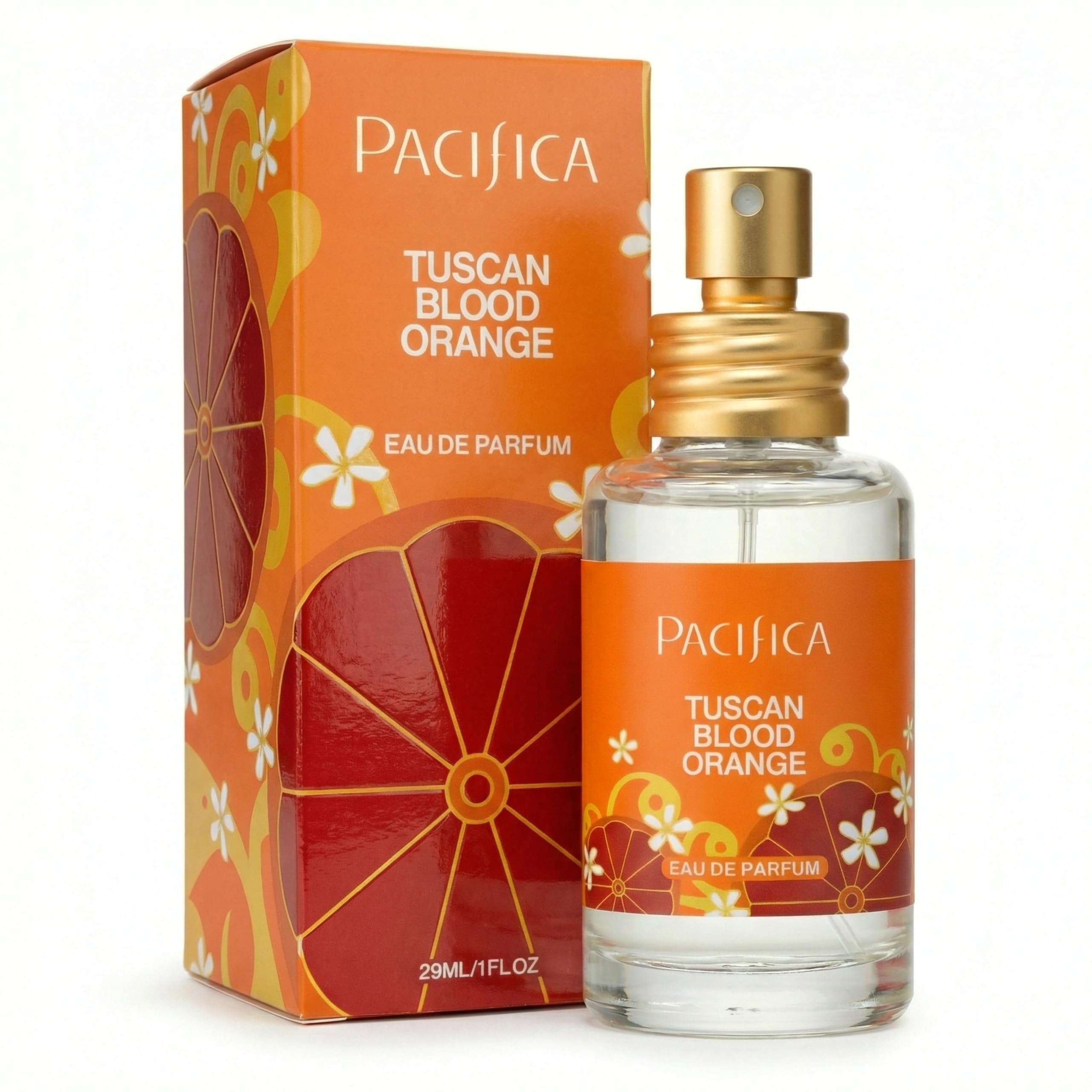 Pacifica Tuscan Blood Orange Perfume Spray for Women - Vegan, Cruelty-Free, Made