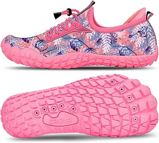 CROVA Kids Water Sports Shoes Ultra Light Totally Drainage Quick-Dry Aqua Socks Barefoot Slip-on for Boys Girls Toddler