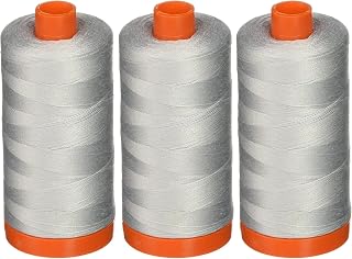 3-PACK - Aurifil A1050-2600 Mako Cotton Thread Solid 50WT 1422Yds Dove