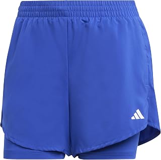 adidas Women's Aeroready Made for Training Minimal Two-in-One Shorts