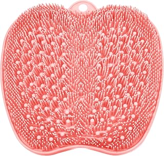 BESKAR XL Larger Shower Foot Scrubber Mat with Non-Slip Suction Cups