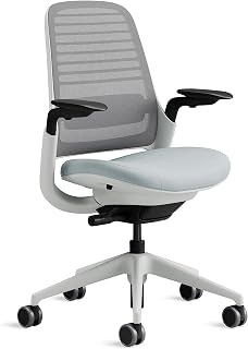 Steelcase Sedia da ufficio ergonomica: Series 1, supporto lombare, Cloud