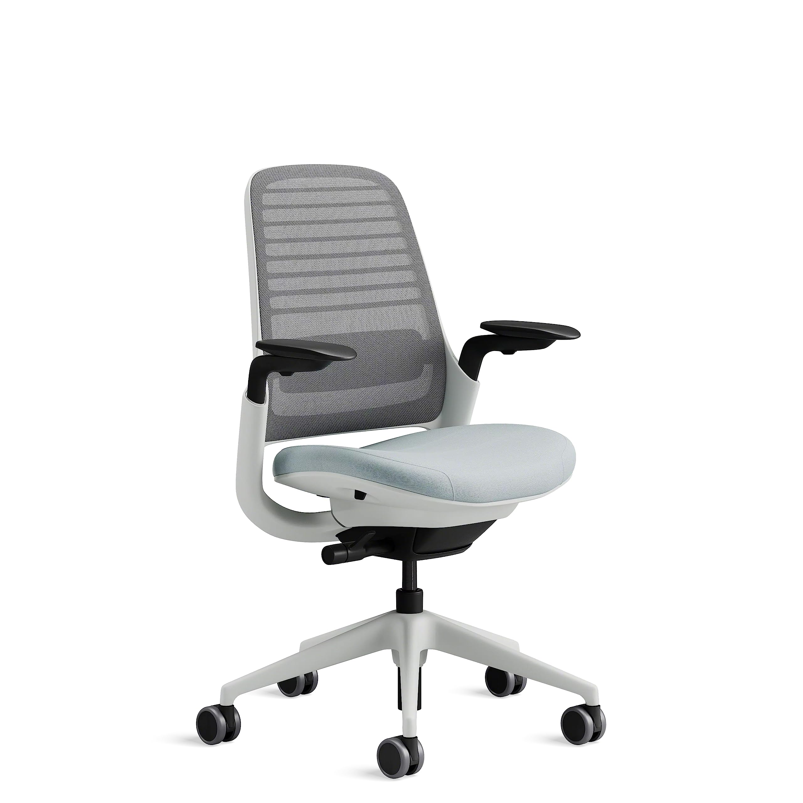 Steelcase Sedia da ufficio ergonomica: Series 1, supporto lombare, Cloud