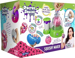 John Adams Doctor Squish Squishy Maker | Make Your Own Squishies | Social Media Sensation | Art & Craft Toy | Age 8+ | Includes Slime, Sparkles & Confetti | Gift Idea for Birthday & Christmas