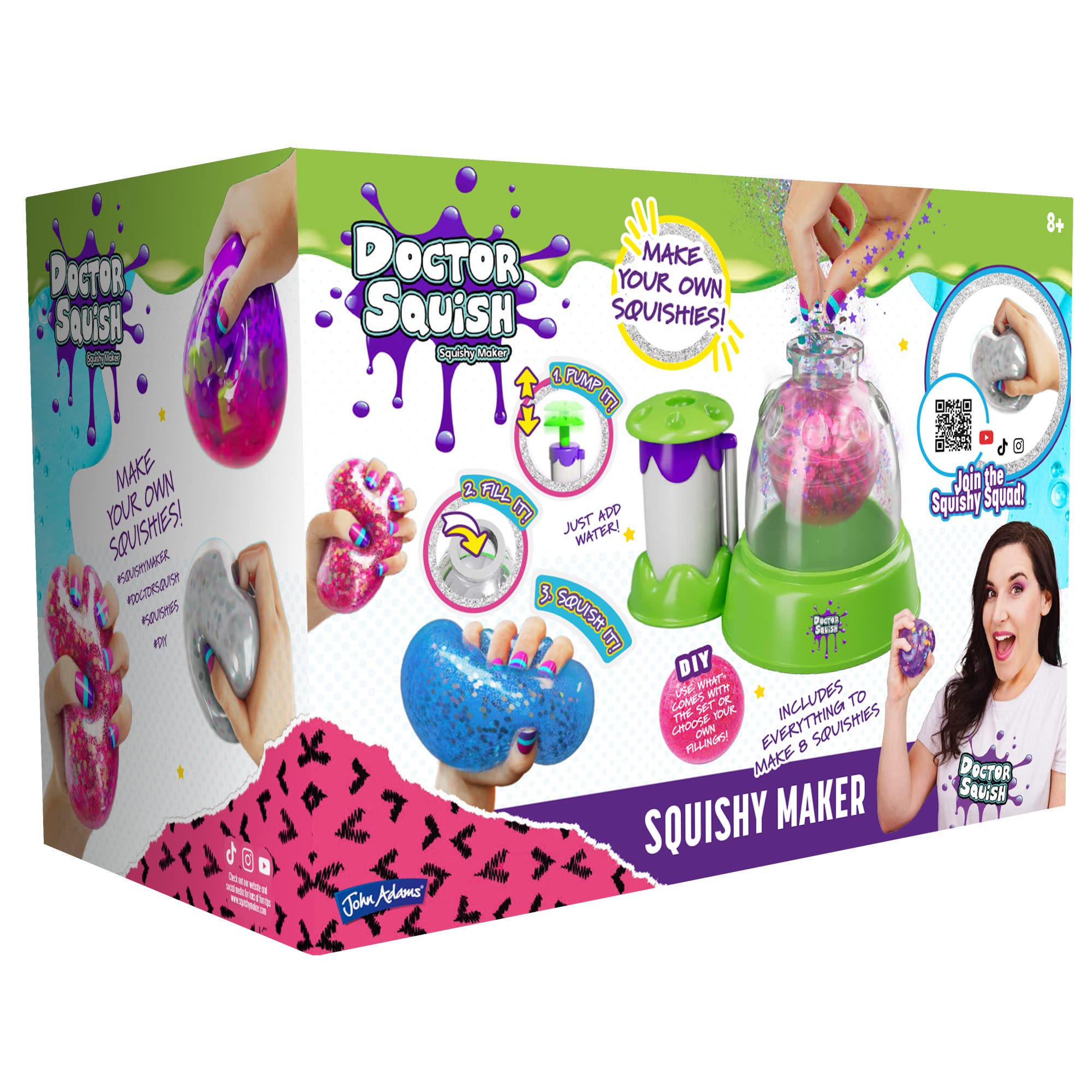 John Adams Doctor Squish Squishy Maker | Make Your Own Squishies | Social Media 