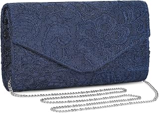 UBORSE Lace Clutch Purses for Women Evening Bag Envelope Elegant
