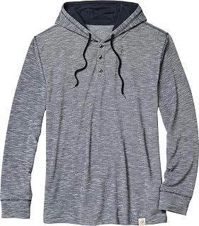 Legendary Whitetails Men's Legendary Outdoors Hooded Pullover Slub Knit Performance Henley