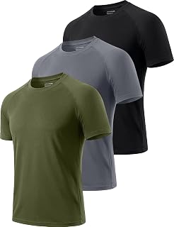 Cimic 1, 3, 5 or 7 Pieces Men's Functional Short Sleeve Sports T-Shirt