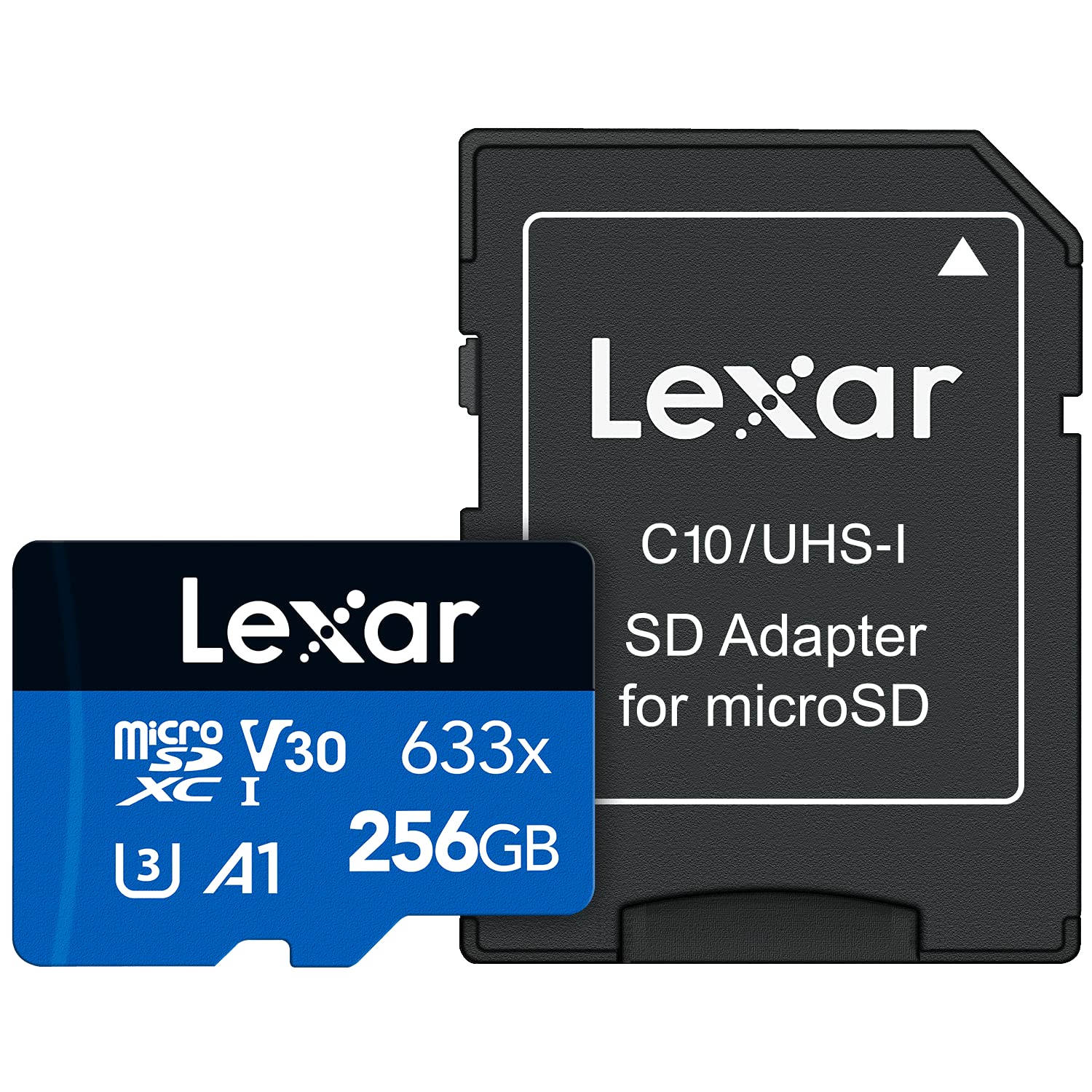 Lexar High-Performance 633x Micro SD Card 256GB, microSDXC UHS-I Card, Up to 100