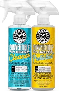 Chemical Guys, Convertible Top Cleaner &amp; Protectant Kit, 2-Piece, 16 oz | Two-step kit cleans then shields fabric, canvas and vinyl tops, lifting stains and helping repel dirt and water