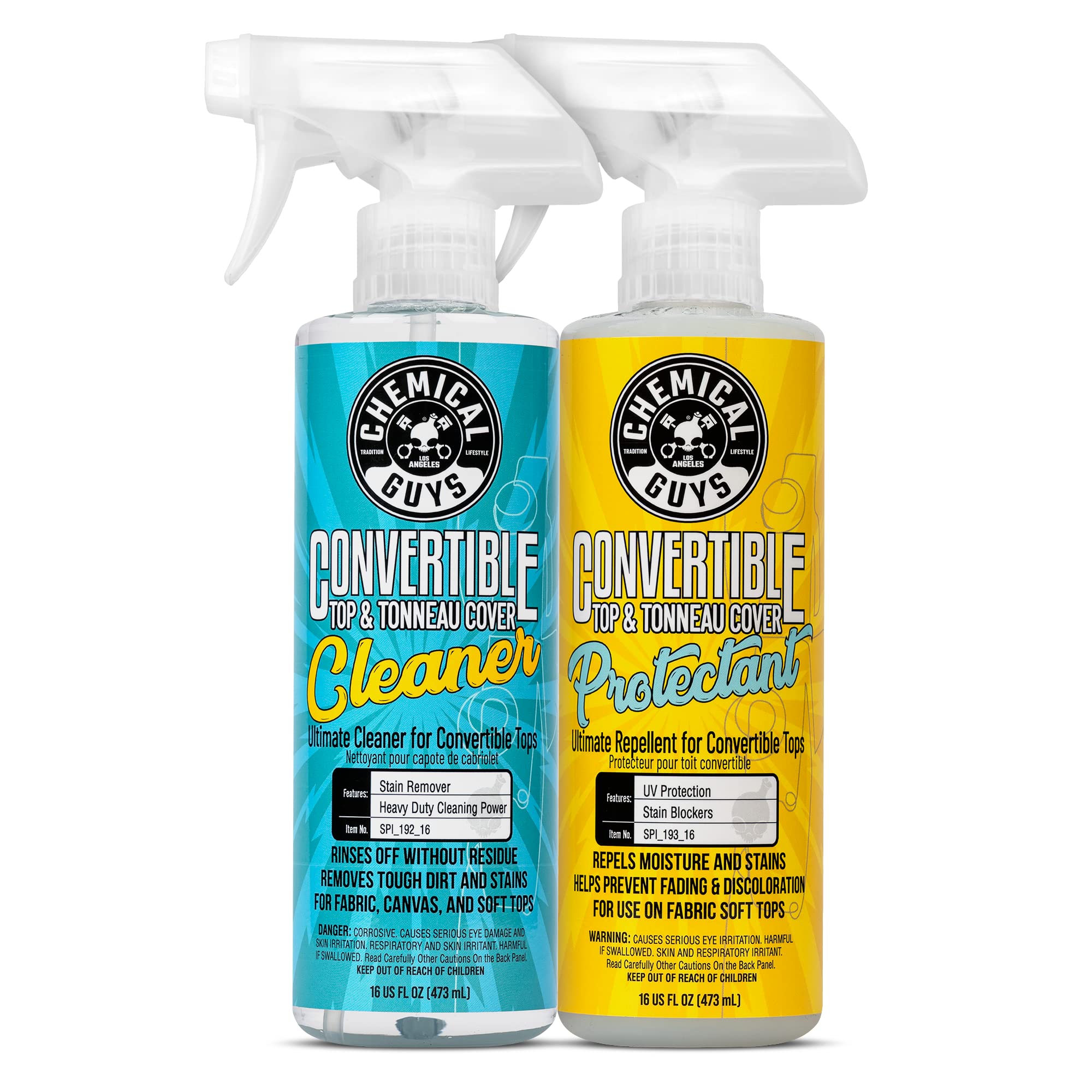 Chemical Guys, Convertible Top Cleaner & Protectant Kit, 2-Piece, 16 oz | Two-st