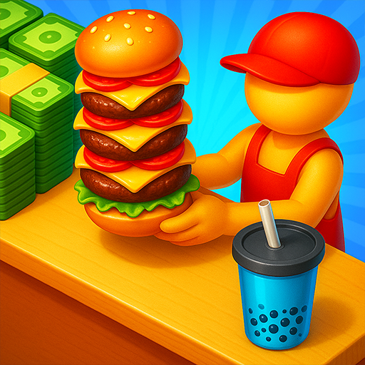 Burger Empire Idle Tycoon Master: Manage Fast Food Restaurant Business Hamburger